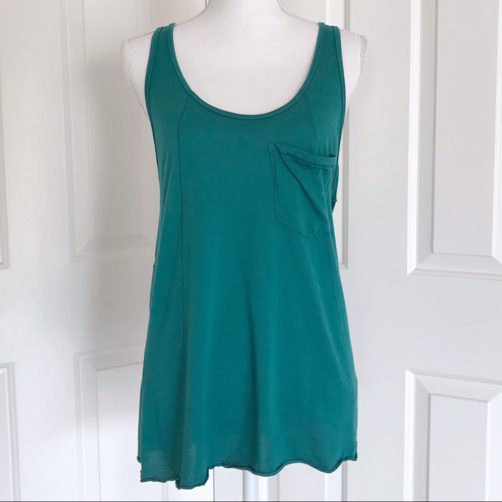 WILFRED Sami racerback tank teal green medium